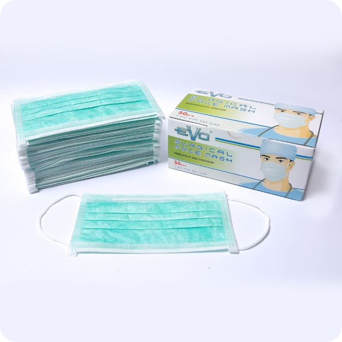 EVO SURGICAL MASK 3 PLY